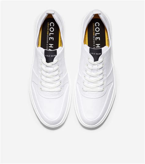 cole haan white sneaker|cole haan white canvas sneakers.